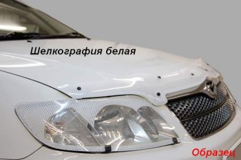 2 049 р. Дефлектор капота CA-Plastic  KIA Rio  X-line (2017-2021) (Classic черный, Без надписи)  с доставкой в г. Владивосток. Увеличить фотографию 6