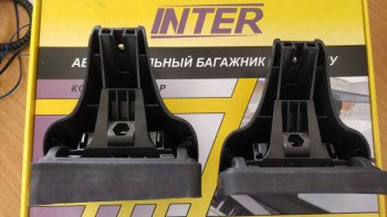 2 999 р. Комплект опор багажника INTER KIA Rio 4 FB дорестайлинг седан (2016-2020)  с доставкой в г. Владивосток. Увеличить фотографию 3