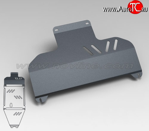 3 269 р. Защита картера двигателя Novline (2.4/3.3, МКПП/АКПП, 3 мм) KIA Sorento BL рестайлинг (2006-2010)  с доставкой в г. Владивосток
