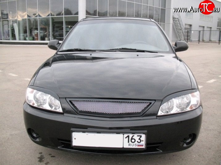 2 499 р. Решётка радиатора Sport KIA Spectra (2000-2009) (Неокрашенная)  с доставкой в г. Владивосток