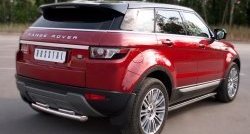 15 799 р. Защита порогов из круглой трубы диаметром 63 мм (Prestige u Pure) Russtal Land Rover Range Rover Evoque 1 L538 дорестайлинг 5 дв. (2011-2015) (Защита порогов с со скосами на торцах (вариант 1))  с доставкой в г. Владивосток. Увеличить фотографию 4