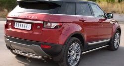 15 799 р. Защита порогов из круглой трубы диаметром 63 мм (Prestige u Pure) Russtal Land Rover Range Rover Evoque 1 L538 дорестайлинг 5 дв. (2011-2015) (Защита порогов с со скосами на торцах (вариант 1))  с доставкой в г. Владивосток. Увеличить фотографию 8