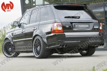 6 999 р. Спойлер HAMMAN Land Rover Range Rover Sport 1 L320 дорестайлинг (2005-2009) (Неокрашенный)  с доставкой в г. Владивосток. Увеличить фотографию 2