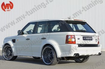 23 899 р. Пороги накладки HAMMAN  Land Rover Range Rover Sport  1 L320 (2005-2009) дорестайлинг (Неокрашенные)  с доставкой в г. Владивосток. Увеличить фотографию 2