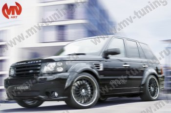 23 899 р. Пороги накладки HAMMAN  Land Rover Range Rover Sport  1 L320 (2005-2009) дорестайлинг (Неокрашенные)  с доставкой в г. Владивосток. Увеличить фотографию 3