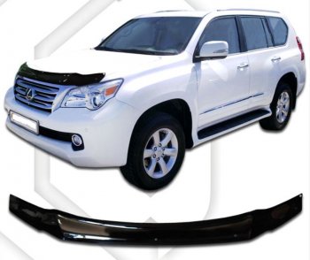 Дефлектор капота CA-Plastic Lexus (Лексус) GX460 (джи)  J150 (2009-2013) J150 дорестайлинг