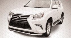 Двойная защита переднего бампера из труб диаметрами по 57 мм Slitkoff Lexus GX460 J150 1-ый рестайлинг (2013-2019)