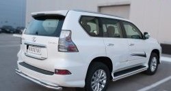 23 999 р. Защита заднего бампера (Ø63 и 42 мм, с углами, нержавейка) SLITKOFF Lexus GX460 J150 1-ый рестайлинг (2013-2019)  с доставкой в г. Владивосток. Увеличить фотографию 2