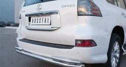 23 999 р. Защита заднего бампера (Ø63 и 42 мм, с углами, нержавейка) SLITKOFF Lexus GX460 J150 1-ый рестайлинг (2013-2019)  с доставкой в г. Владивосток. Увеличить фотографию 3