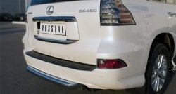 17 999 р. Защита заднего бампера (Ø76 мм, нержавейка) SLITKOFF Lexus GX460 J150 1-ый рестайлинг (2013-2019)  с доставкой в г. Владивосток. Увеличить фотографию 2