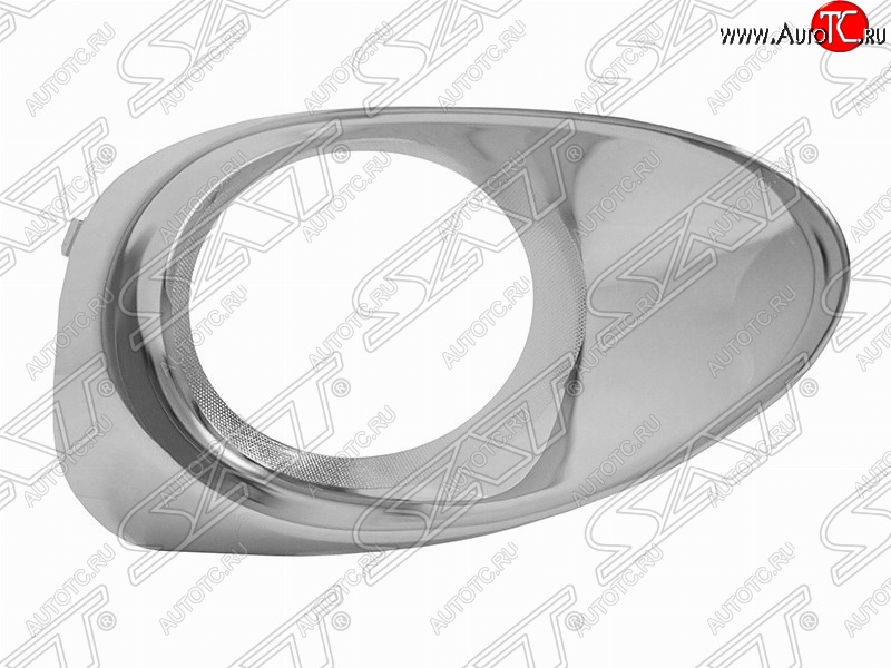 1 649 р. Правая оправа противотуманной фары SAT (хром ободок) Lexus RX350 AL10 рестайлинг (2012-2015)  с доставкой в г. Владивосток