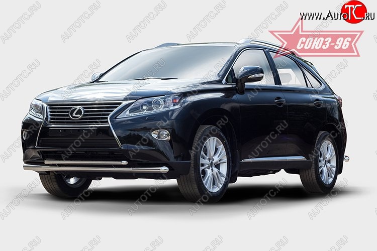 24 659 р. Защита переднего бампера одинарная Souz-96 (d60/42). Lexus RX350 AL10 рестайлинг (2012-2015)  с доставкой в г. Владивосток