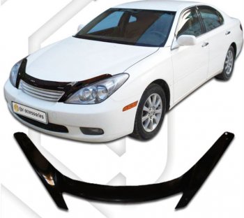 Дефлектор капота CA-Plastiс exclusive Lexus ES300 XV30 дорестайлинг (2001-2003)