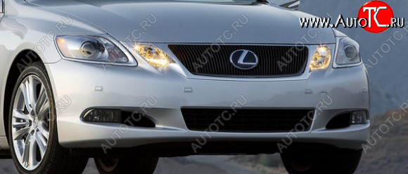 13 999 р. Передний бампер Polcar (с отверстиями под парктроник)  Lexus GS300  S190 (2007-2012) рестайлинг (Неокрашенный)  с доставкой в г. Владивосток