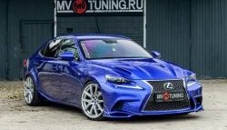 7 799 р. Клыки на передний бампер Tuning-Sport Lexus IS250 XE30 седан дорестайлинг (2013-2016) (Неокрашенная)  с доставкой в г. Владивосток. Увеличить фотографию 5