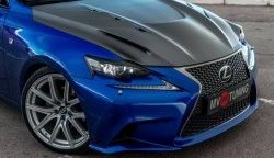 1 299 р. Реснички на фары Tuning-Sport Lexus IS250 XE30 седан дорестайлинг (2013-2016) (Неокрашенные)  с доставкой в г. Владивосток. Увеличить фотографию 9