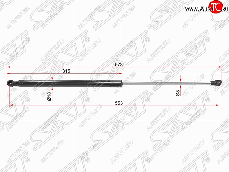 959 р. Упор капота SAT (газовый)  Lexus IS250  XE30 седан (2013-2016) дорестайлинг  с доставкой в г. Владивосток