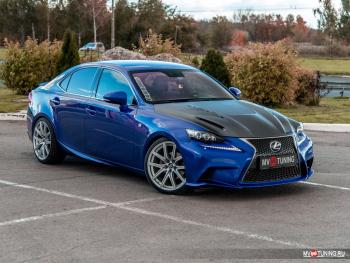 53 999 р. Капот F-SPORT Lexus IS250 XE30 седан дорестайлинг (2013-2016) (Неокрашенный)  с доставкой в г. Владивосток. Увеличить фотографию 2