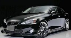 7 999 р. Накладка на передний бампер CT Lexus IS250 XE20 седан дорестайлинг (2005-2013) (Неокрашенная)  с доставкой в г. Владивосток. Увеличить фотографию 3