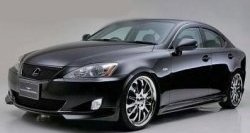 8 599 р. Пороги накладки CT Lexus IS250 XE20 седан дорестайлинг (2005-2013) (Неокрашенные)  с доставкой в г. Владивосток. Увеличить фотографию 2