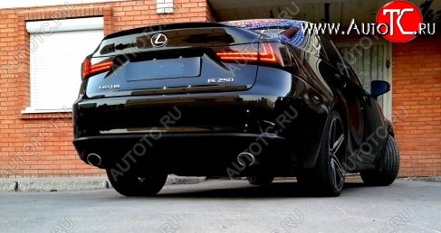 4 849 р. Лип спойлер JT Lexus IS250 XE20 седан дорестайлинг (2005-2013) (Неокрашенный)  с доставкой в г. Владивосток