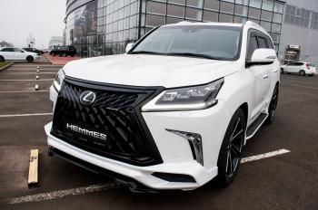 45 999 р. Юбка переднего бампера HEMMES  Lexus LX450d  J200 - LX570  J200 (Неокрашенная)  с доставкой в г. Владивосток. Увеличить фотографию 16