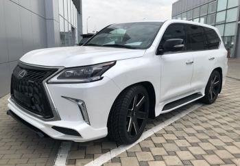 45 999 р. Юбка переднего бампера HEMMES  Lexus LX450d  J200 - LX570  J200 (Неокрашенная)  с доставкой в г. Владивосток. Увеличить фотографию 3