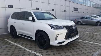 45 999 р. Юбка переднего бампера HEMMES  Lexus LX450d  J200 - LX570  J200 (Неокрашенная)  с доставкой в г. Владивосток. Увеличить фотографию 5