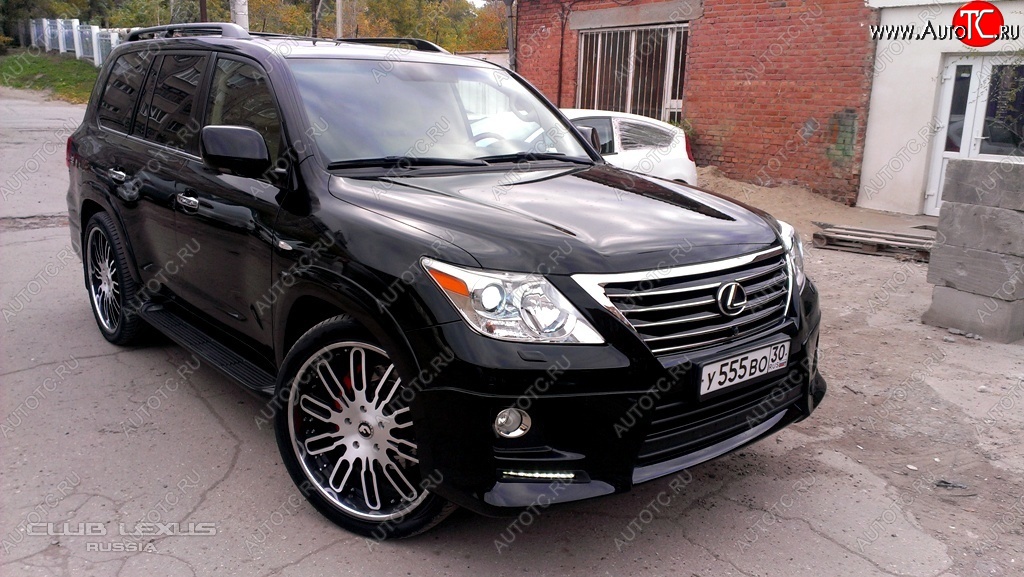 15 349 р. Накладки на колёсные арки JAOS Lexus LX570 J200 дорестайлинг (2007-2012) (Неокрашенные)  с доставкой в г. Владивосток