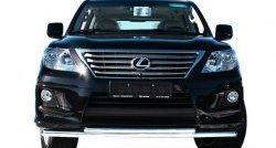 30 149 р. Двойная защита переднего бампера d 60х42 Sport Package Souz-96 Lexus LX570 J200 дорестайлинг (2007-2012)  с доставкой в г. Владивосток. Увеличить фотографию 2