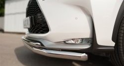 20 399 р. Защита переднего бампера (2 трубыØ63 и 42 мм, нержавейка) SLITKOFF Lexus NX200T Z10 (2014-2017)  с доставкой в г. Владивосток. Увеличить фотографию 3