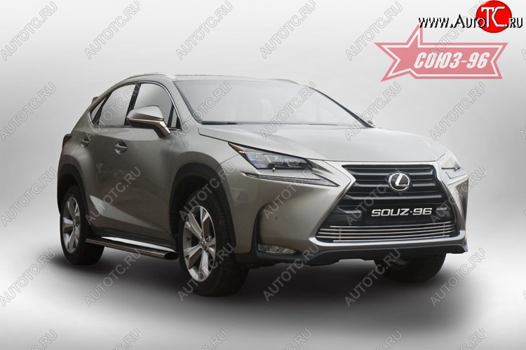 10 499 р. Декоративный элемент воздухозаборника Souz-96 (d10) Lexus NX200T Z10 (2014-2017)  с доставкой в г. Владивосток