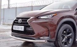 17 999 р. Защита переднего бампера (Ø63 мм, нержавейка) SLITKOFF  Lexus NX200  Z10 (2014-2017) дорестайлинг  с доставкой в г. Владивосток. Увеличить фотографию 4