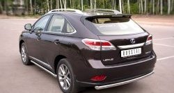 15 349 р. Одинарная защита заднего бампера из трубы диаметром 63 мм SLITKOFF  Lexus RX270  AL10 - RX450H  AL10  с доставкой в г. Владивосток. Увеличить фотографию 4