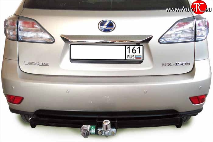 8 349 р. Фаркоп Лидер Плюс (до 1200 кг) Lexus RX350 AL10 дорестайлинг (2008-2012) (Без электропакета)  с доставкой в г. Владивосток