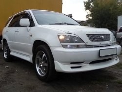 7 299 р. Накладка на передний бампер HARRIER RX Lexus RX300 XU10 дорестайлинг (1995-2001) (Неокрашенная)  с доставкой в г. Владивосток. Увеличить фотографию 2