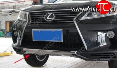 21 599 р. Накладка на передний бампер CT v4 v4 Lexus RX350 AL10 дорестайлинг (2008-2012) (Неокрашенная)  с доставкой в г. Владивосток