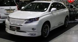 13 349 р. Накладка JAOS на передний бампер Lexus RX350 AL10 дорестайлинг (2008-2012) (Неокрашенная)  с доставкой в г. Владивосток. Увеличить фотографию 2