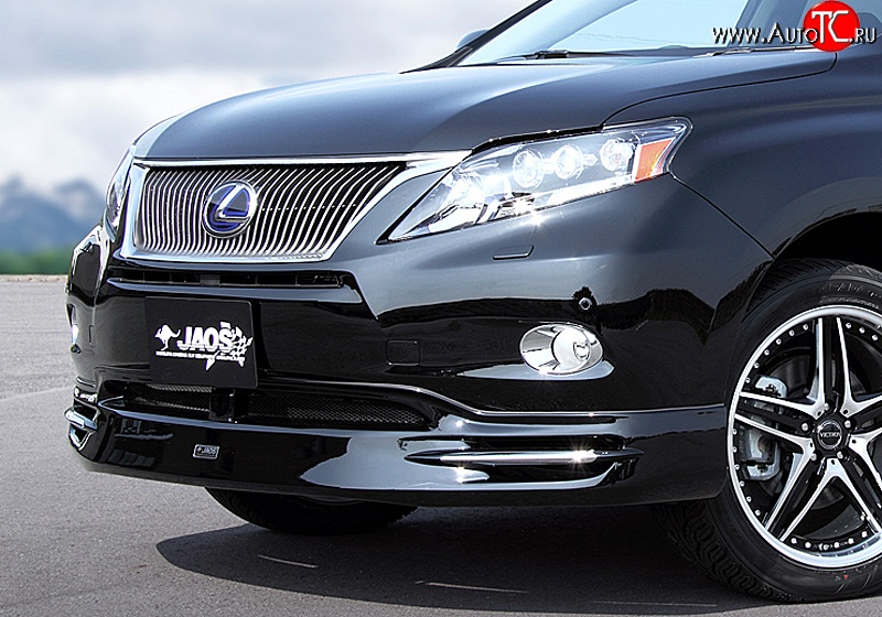 13 349 р. Накладка JAOS на передний бампер Lexus RX350 AL10 дорестайлинг (2008-2012) (Неокрашенная)  с доставкой в г. Владивосток