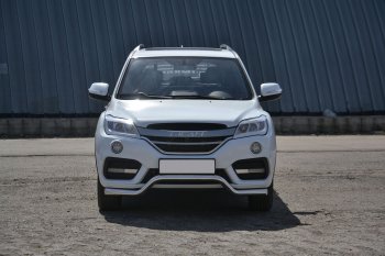 15 599 р. Защита переднего бампера Petroil Tuning (d63, волна)  Lifan X60 (2016-2025) 2-ой рестайлинг (Нержавеющая полированная сталь)  с доставкой в г. Владивосток. Увеличить фотографию 3