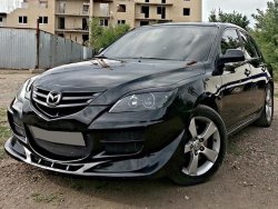 Передний бампер EXS STYLE Mazda 3/Axela BK дорестайлинг, хэтчбэк (2003-2006)