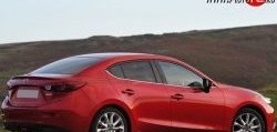 1 699 р. Лип спойлер M-VRS Mazda 3/Axela BM дорестайлинг седан (2013-2016) (Неокрашенный)  с доставкой в г. Владивосток. Увеличить фотографию 4