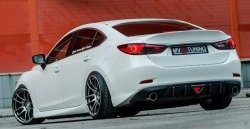 29 899 р. Крышка багажника Tuning-Sport v1  Mazda 6  GJ (2015-2024) 1-ый рестайлинг седан, 2-ой рестайлинг седан (Неокрашенная)  с доставкой в г. Владивосток. Увеличить фотографию 6