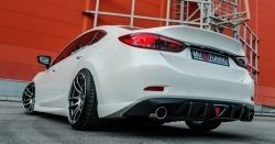 29 899 р. Крышка багажника Tuning-Sport v1  Mazda 6  GJ (2015-2024) 1-ый рестайлинг седан, 2-ой рестайлинг седан (Неокрашенная)  с доставкой в г. Владивосток. Увеличить фотографию 7