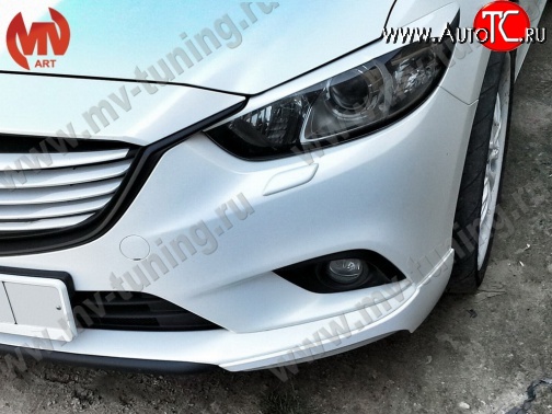 1 299 р. Реснички на фары Sport V2  Mazda 6  GJ (2012-2015) дорестайлинг седан (Неокрашенные)  с доставкой в г. Владивосток