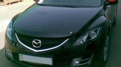 2 699 р. Дефлектор капота NovLine Mazda 6 GJ дорестайлинг седан (2012-2015)  с доставкой в г. Владивосток. Увеличить фотографию 2