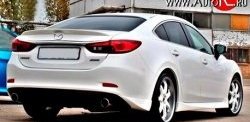 5 499 р. Накладки на задний бампер SkyActivSport Mazda 6 GJ дорестайлинг седан (2012-2015) (Неокрашенная)  с доставкой в г. Владивосток. Увеличить фотографию 3