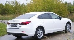 1 269 р. Накладка на задний бампер RA  Mazda 6  GJ (2012-2018) дорестайлинг седан, 1-ый рестайлинг седан  с доставкой в г. Владивосток. Увеличить фотографию 3