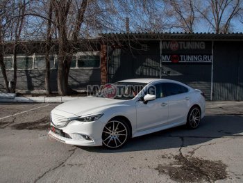 7 899 р. Решетка радиатора (Supreme с пакетом Plus и Executive, Grand Touring) MV tuning Mazda 6 GJ 1-ый рестайлинг седан (2015-2018) (Неокрашенная)  с доставкой в г. Владивосток. Увеличить фотографию 3