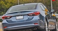 2 699 р. Лип спойлер M-VRS Mazda 6 GJ дорестайлинг седан (2012-2015) (Неокрашенный)  с доставкой в г. Владивосток. Увеличить фотографию 3